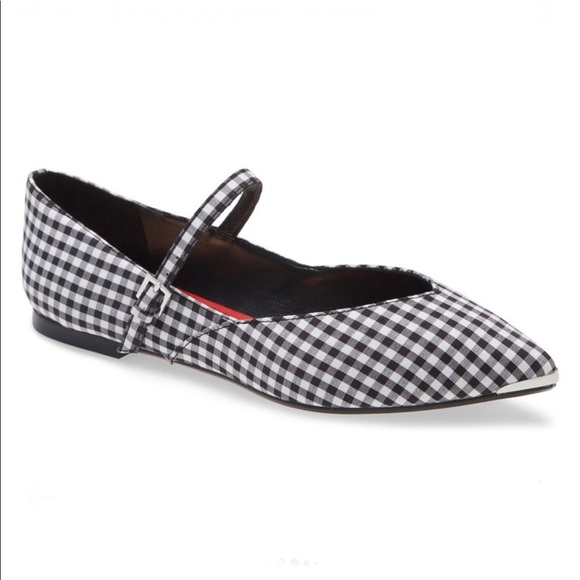 Ted Baker Shoes - Ted Baker Hujig Gingham Mary Jane Flat, NEW